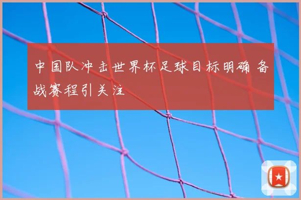 中国队冲击世界杯足球目标明确 备战赛程引关注